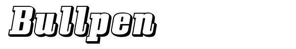 Bullpen font preview